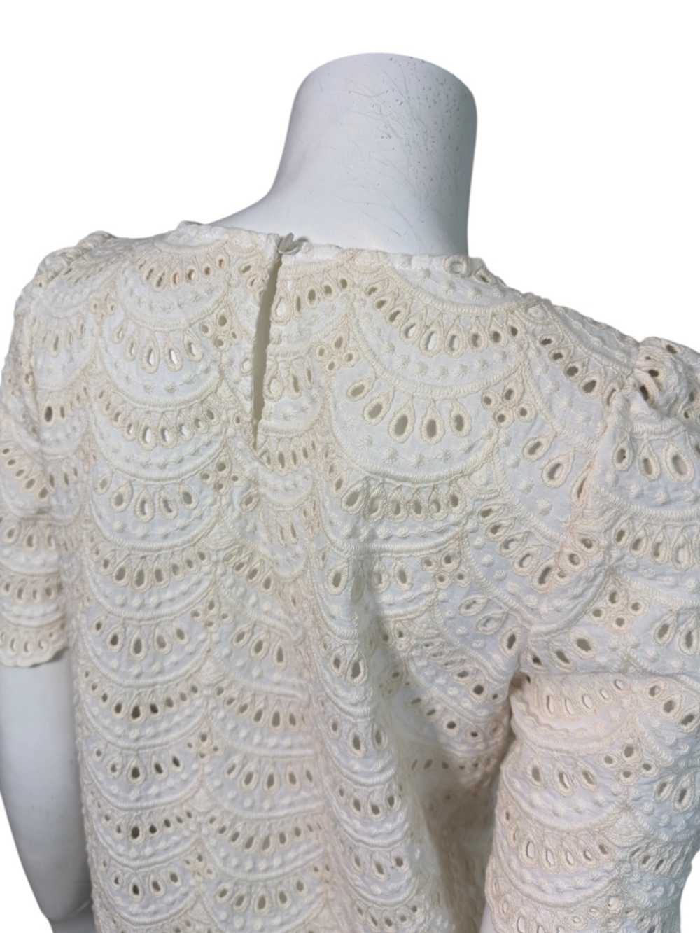 SEZANE Lisa Blouse in Ecru Size FR 36/ US 4 - Picture 6 of 8